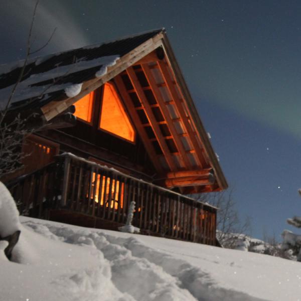 Auroras boreales en Canadá