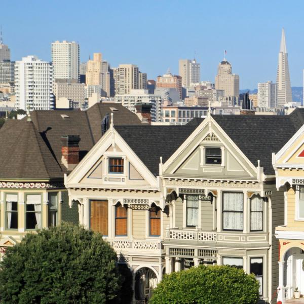 Estados Unidos - costa oeste - California - San Francisco - Painted Ladies